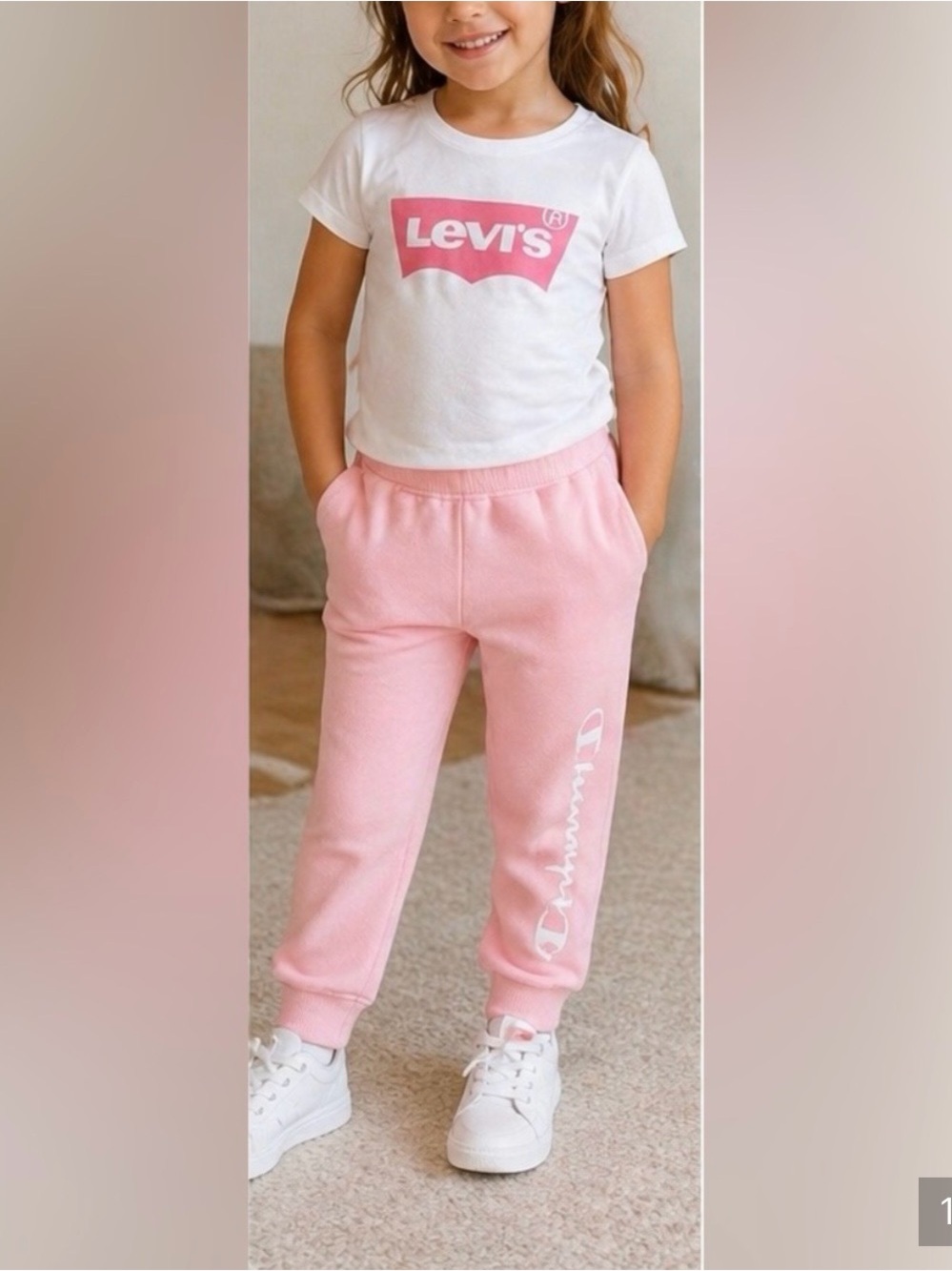 Champion Kids Pink Jogger Pants